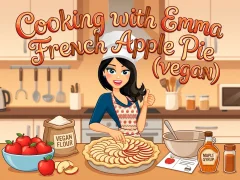 Trò chơi Cooking with Emma French Apple Pie vegan trực tuyến