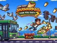 Trò chơi How Many Shawarmas Can You Eat? trực tuyến