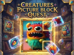 Trò chơi Creatures Picture Block Quest trực tuyến