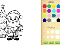Trò chơi Christmas Coloring Book For Kids trực tuyến