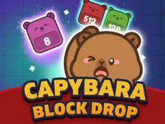 Trò chơi Capybara Block Drop trực tuyến