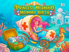 Trò chơi Princess Mermaid Mommy Birth trực tuyến