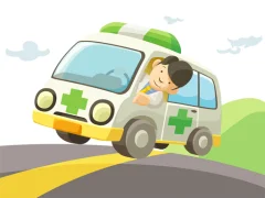 Trò chơi Cartoon Ambulance trực tuyến
