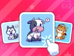 Trò chơi Cute Animal Cards trực tuyến