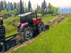 Trò chơi Real Chain Tractor Towing Train Simulator trực tuyến