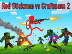 Trò chơi Red Stickman Vs Craftmans 2 trực tuyến