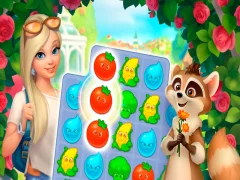 Trò chơi Làng VegaMix Match-3 trực tuyến