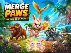 Trò chơi Merge Paws trực tuyến