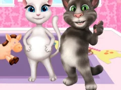 Trò chơi Preganat Kitty Room Decor trực tuyến