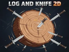 Trò chơi Log And Knife 2D trực tuyến