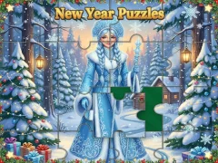 Trò chơi New Year Puzzles trực tuyến