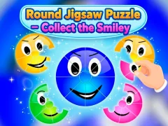 Trò chơi Round jigsaw Puzzle - Collect the Smiley trực tuyến
