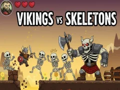 Trò chơi Vikings Vs Skeletons trực tuyến