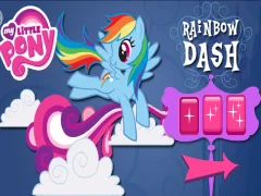 Trò chơi Rainbow Dash's Cloud Bump trực tuyến