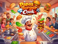 Trò chơi Papas Burger Cook trực tuyến