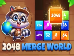 Trò chơi 2048 Merge World trực tuyến