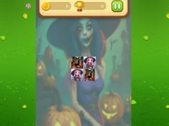 Trò chơi Halloween Witch Memory Match trực tuyến