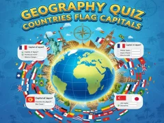 Trò chơi Geography Quiz Countries Flag Capitals trực tuyến