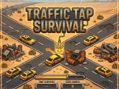 Trò chơi Traffic Tap Survival trực tuyến