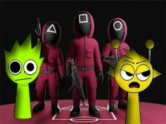 Trò chơi Squid Game Sprunki FNF Battle trực tuyến