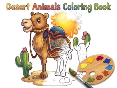 Trò chơi Desert Animals Coloring Book trực tuyến