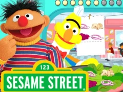Trò chơi 123 Sesame Street: Super Salad Diner trực tuyến