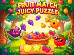 Trò chơi Fruit Match Juicy Puzzle trực tuyến