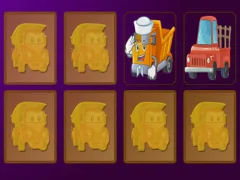 Trò chơi Cartoon Trucks Memory trực tuyến