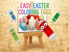 Trò chơi Easy Easter Coloring Eggs trực tuyến