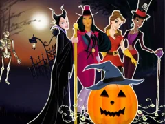 Trò chơi Princesses Halloween Night trực tuyến