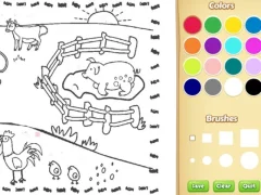 Trò chơi Farming Coloring Book For Kids trực tuyến