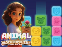 Trò chơi Animal Block Pop Puzzle trực tuyến