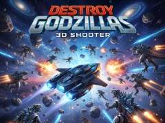 Trò chơi Destroy Godzillas: 3D Shooter trực tuyến
