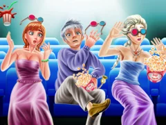 Trò chơi Ice Family Movie Night trực tuyến