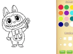 Trò chơi Labubu Doll Coloring Book for Kids trực tuyến