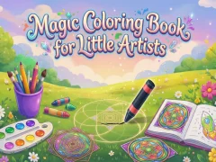 Trò chơi Magic Coloring Book for Little Artists trực tuyến