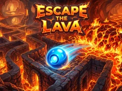 Trò chơi Escape the lava trực tuyến
