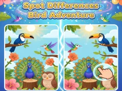 Trò chơi Spot Differences Bird Adventure trực tuyến