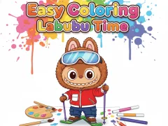 Trò chơi Easy Coloring Labubu Time trực tuyến