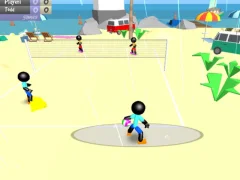 Trò chơi Stickman Beach Volleyball trực tuyến