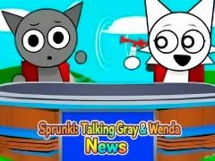 Trò chơi Sprunki: Talking Gray & Wenda News trực tuyến