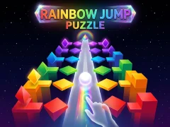 Trò chơi Rainbow Jump Puzzle trực tuyến