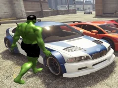 Trò chơi Chained Car vs Hulk trực tuyến