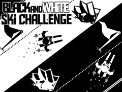 Trò chơi Black and White Ski Challenge trực tuyến