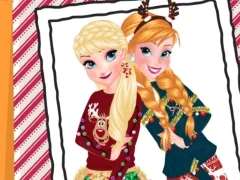 Trò chơi Sisters Ugly Xmas Sweater trực tuyến