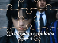 Trò chơi Wednesday Addams Jigsaw Puzzle trực tuyến