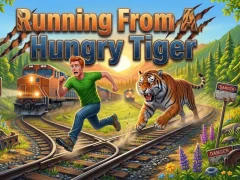 Trò chơi Running From A Hungry Tiger trực tuyến