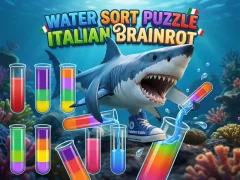 Trò chơi Water Sort Puzzle Italian Brainrot trực tuyến