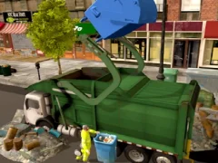 Trò chơi Town Clean Garbage Truck trực tuyến