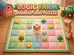Trò chơi Logic Farm: Animal Grid Puzzle trực tuyến